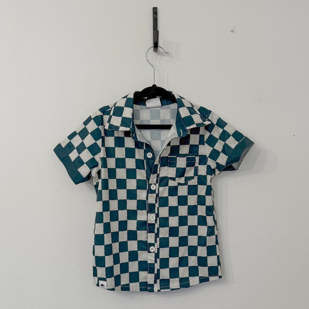 George Hats Checkered Button Down